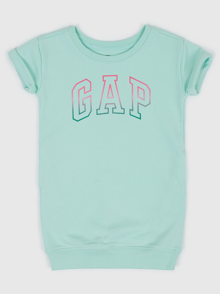 GAP Baby mikinové šaty s logem GAP