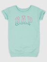 GAP Baby mikinové šaty s logem GAP