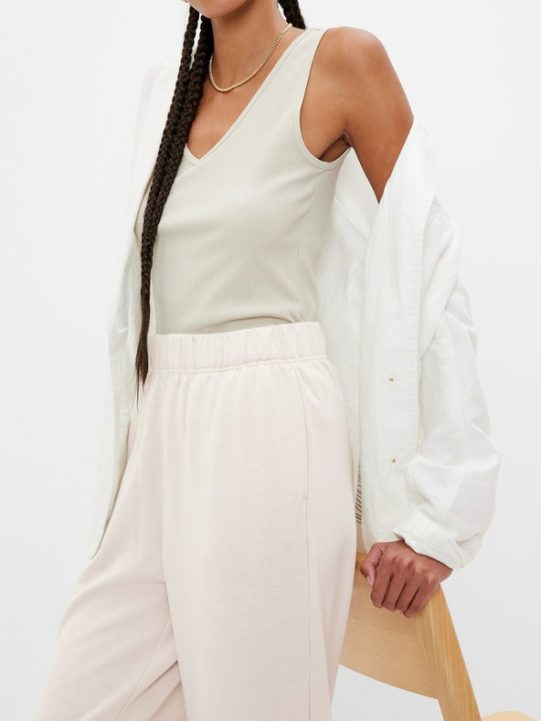 GAP Široké tepláky straight high rise GAP