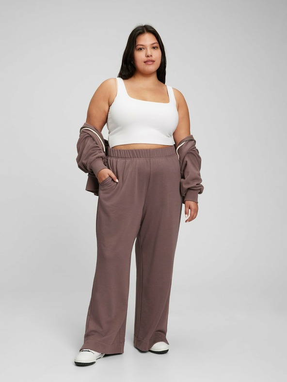 GAP Široké tepláky straight high rise GAP