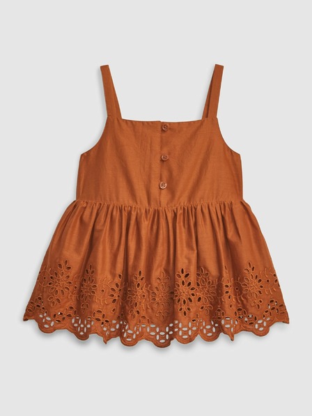 GAP Baby tílkový top s madeirou GAP