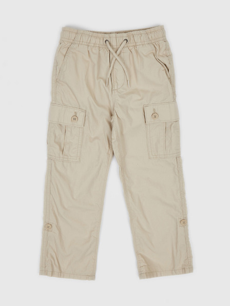 GAP Baby plátěné cargo kalhoty GAP