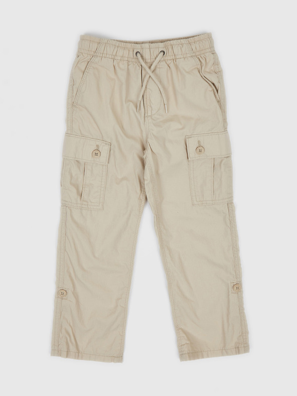 GAP Baby plátěné cargo kalhoty GAP