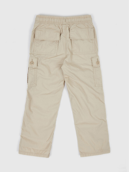 GAP Baby plátěné cargo kalhoty GAP