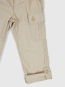 GAP Baby plátěné cargo kalhoty GAP