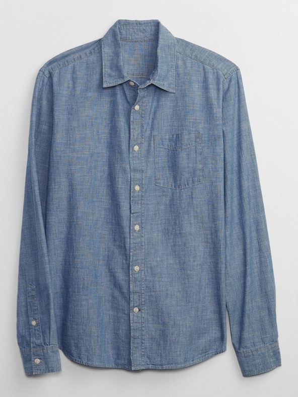 GAP Chambray košile s dlouhým rukávem GAP