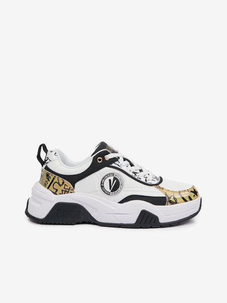 Versace Jeans Couture Černo-bílé pánské tenisky s koženými detaily Versace Jeans Couture Fondo Stargaze 01