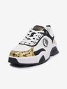 Versace Jeans Couture Černo-bílé pánské tenisky s koženými detaily Versace Jeans Couture Fondo Stargaze 01