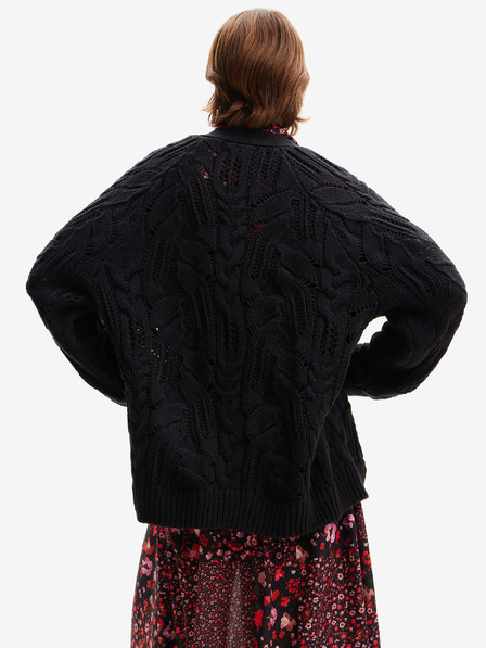 Desigual Černý dámský kardigan Desigual Janis