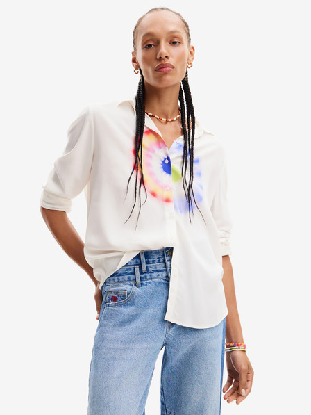 Desigual Bílá dámská košile Desigual Ohm