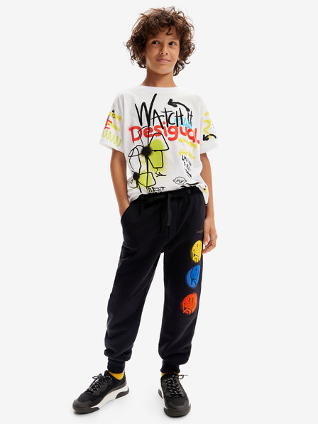 Desigual Černé klučičí tepláky Desigual Benito