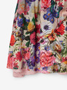 Desigual Růžovo-krémová holčičí květovaná sukně Desigual Bimba