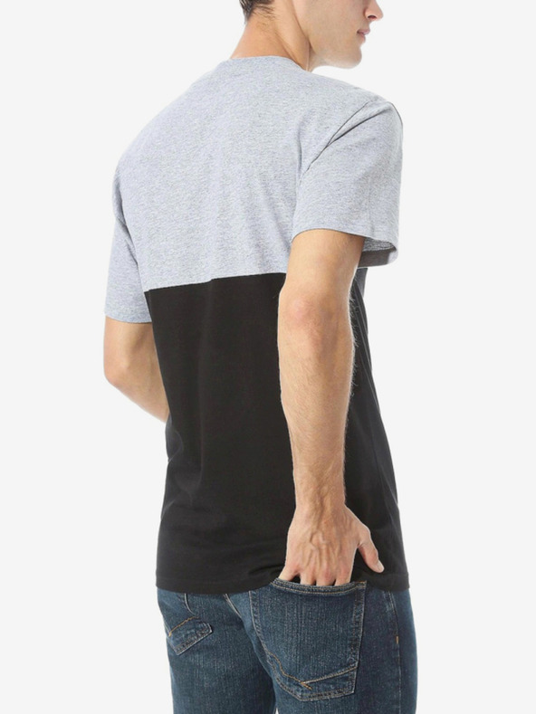 Vans Šedo-černé pánské tričko VANS