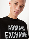 Armani Exchange Černé pánské tričko Armani Exchange