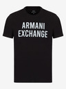Armani Exchange Černé pánské tričko Armani Exchange
