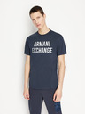 Armani Exchange Tmavě modré pánské tričko Armani Exchange