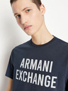 Armani Exchange Tmavě modré pánské tričko Armani Exchange