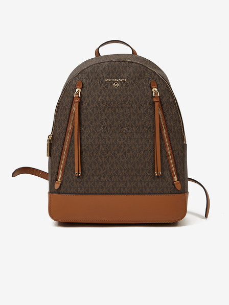 Michael Kors Tmavě hnědý dámský vzorovaný batoh Michael Kors
