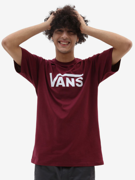 Vans Vínové pánské tričko VANS