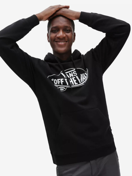 Vans Černá pánská mikina s kapucí VANS