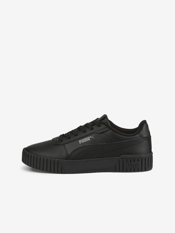 Puma Černé dámské kožené tenisky Puma Carina 2.0