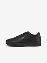 Puma Černé dámské kožené tenisky Puma Carina 2.0
