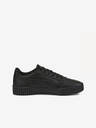 Puma Černé dámské kožené tenisky Puma Carina 2.0