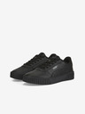 Puma Černé dámské kožené tenisky Puma Carina 2.0