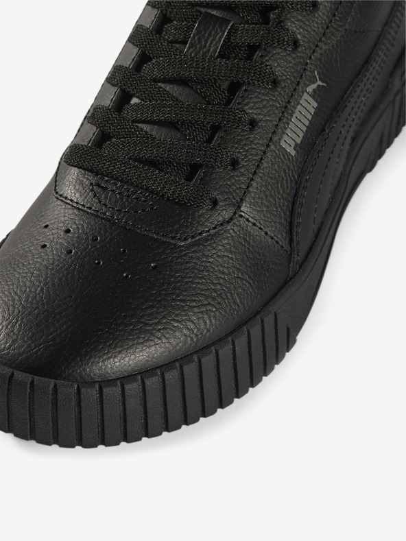 Puma Černé dámské kožené tenisky Puma Carina 2.0