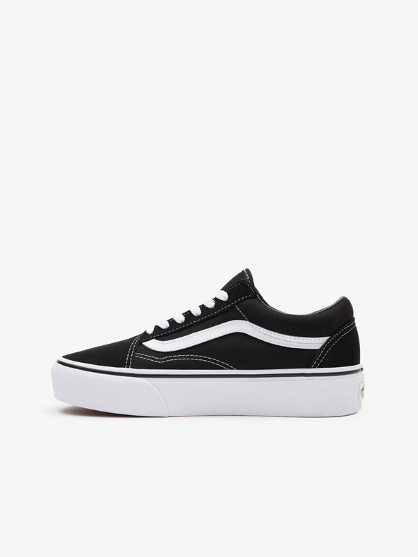 Vans Černé semišové tenisky na platformě VANS Old Skool