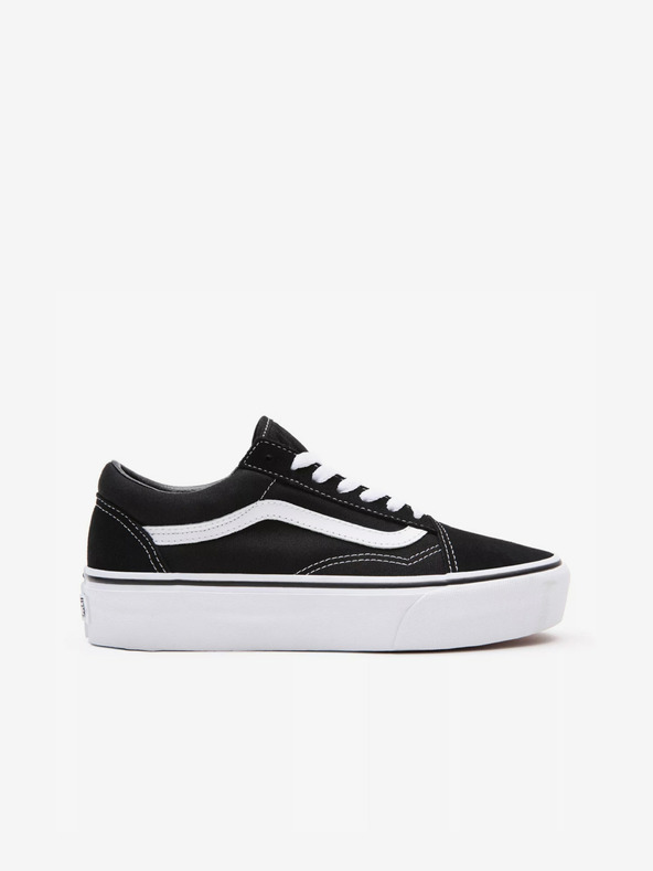 Vans Černé semišové tenisky na platformě VANS Old Skool