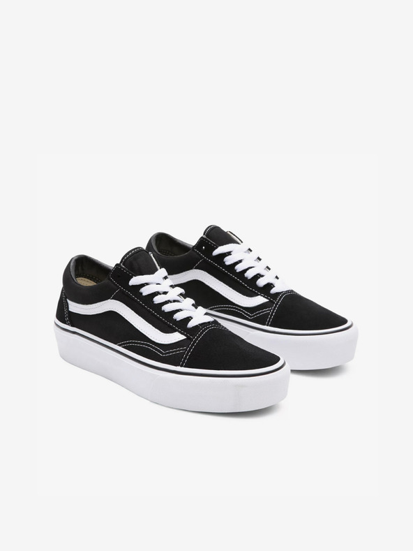Vans Černé semišové tenisky na platformě VANS Old Skool