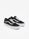Vans Černé semišové tenisky na platformě VANS Old Skool