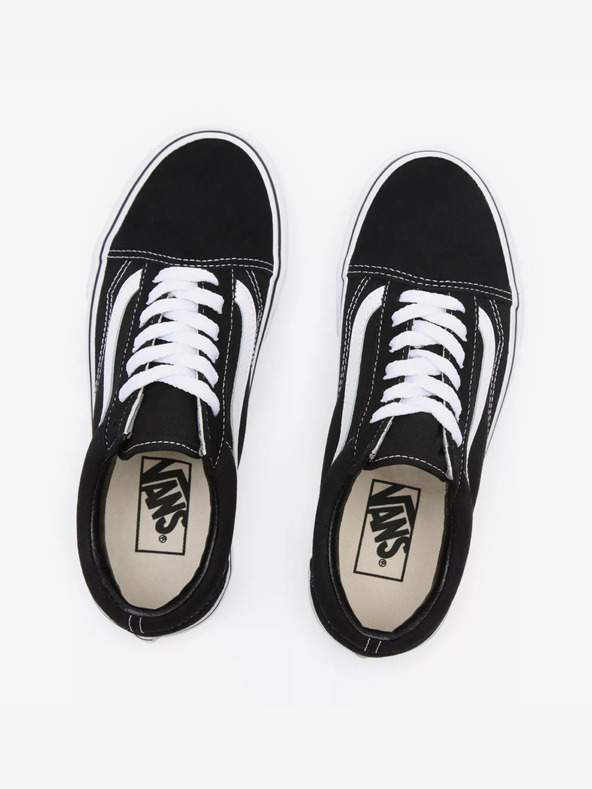 Vans Černé semišové tenisky na platformě VANS Old Skool