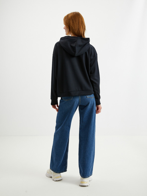 HUGO Černá dámská mikina s kapucí HUGO