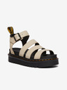 Dr. Martens Béžové dámské sandály na platformě Dr. Martens Blaire