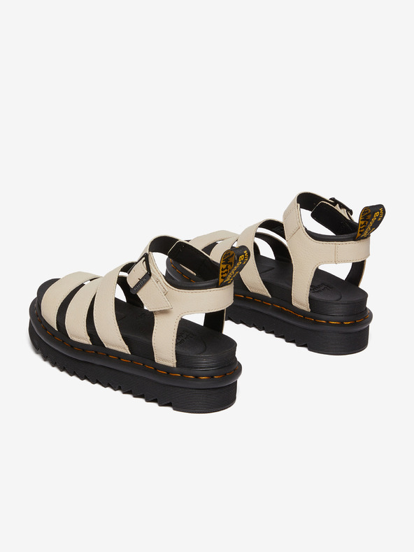 Dr. Martens Béžové dámské sandály na platformě Dr. Martens Blaire