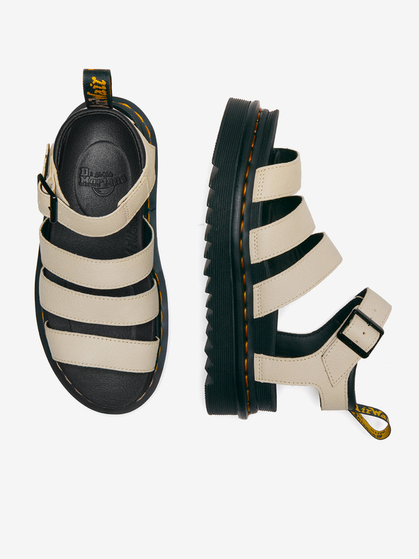 Dr. Martens Béžové dámské sandály na platformě Dr. Martens Blaire