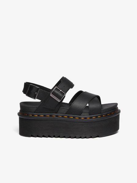 Dr. Martens Černé dámské sandály na platformě Dr. Martens Voss Ii Quad