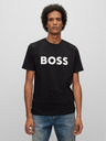 BOSS Černé pánské tričko Hugo Boss