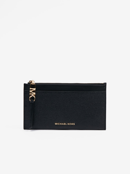 Michael Kors Černé dámské kožené pouzdro na karty Michael Kors Card Case
