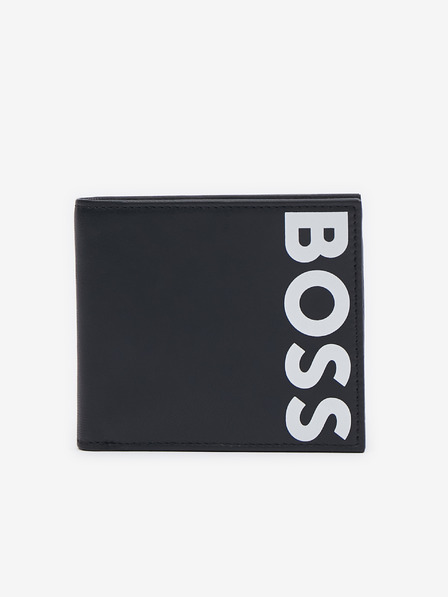 BOSS Černá pánská kožená peněženka Hugo Boss