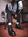 Dr. Martens Černé kotníkové kožené boty Dr. Martens 101
