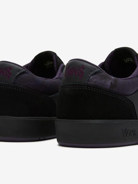 Vans Fialovo-černé pánské tenisky se semišovými detaily VANS Lowland CC