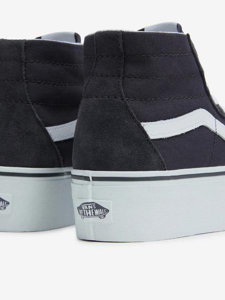 Vans Tmavě šedé dámské kotníkové semišové tenisky VANS UA SK8-Hi Tapered Stackform