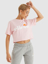 Ellesse Světle růžový dámský crop top Ellesse Alberta