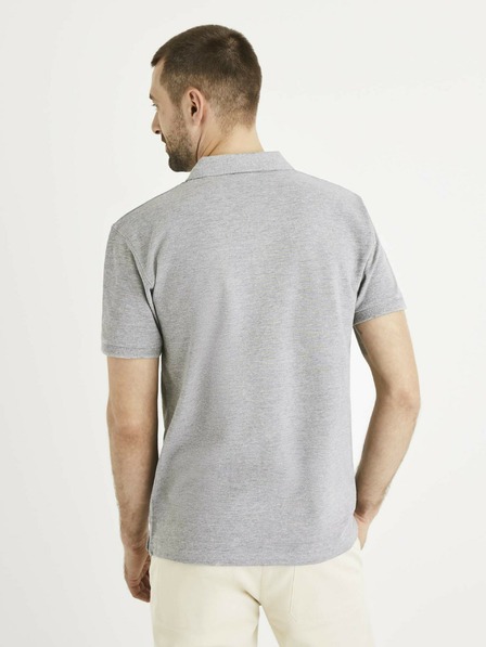 Celio Šedé pánské polo tričko Celio