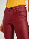Orsay Vínové dámské skinny fit kalhoty ORSAY
