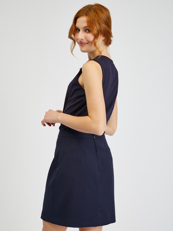 Orsay Tmavě modrá dámská sukně ORSAY