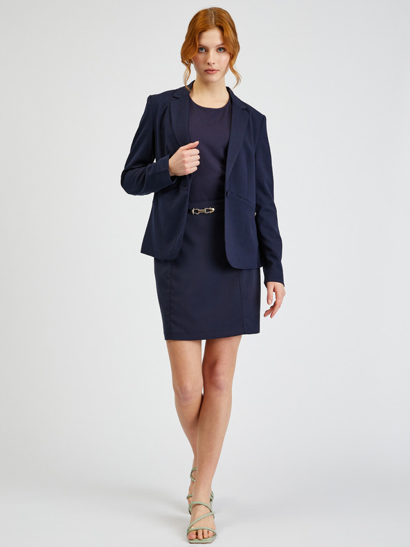 Orsay Tmavě modrá dámská sukně ORSAY